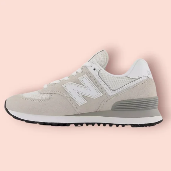 (NWOT) New Balance® Classic 574 Women's Shoes - Nimbus Cloud / White - Size 7 - Picture 4 of 9